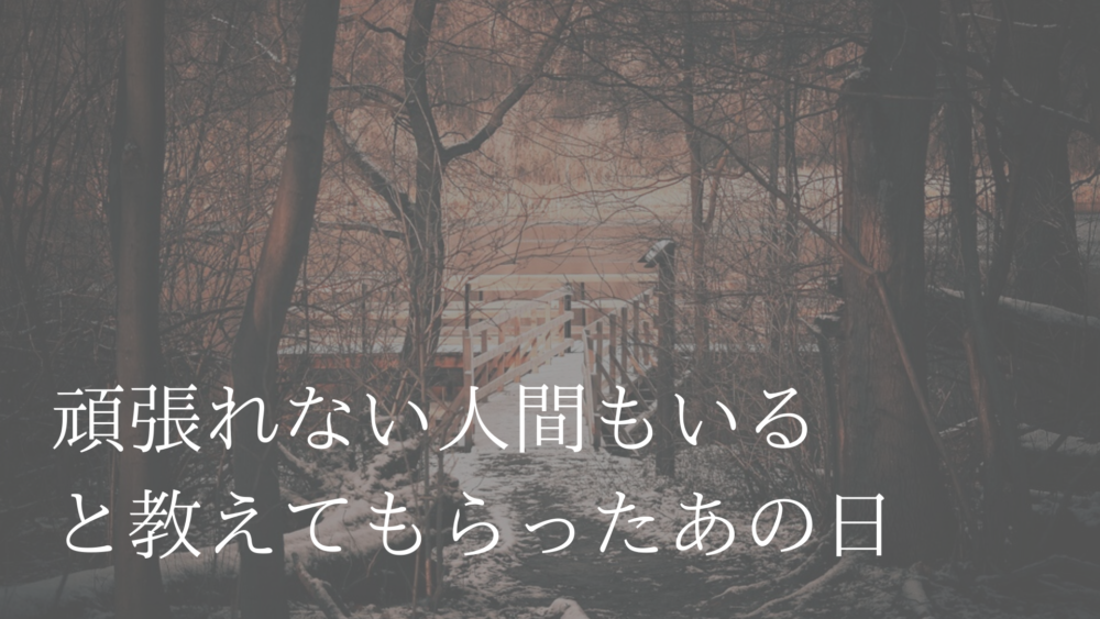 高校の先生に心配されたこと ぼくは努力できない人間の気持ちが分からない ぼくは毎日書いてます